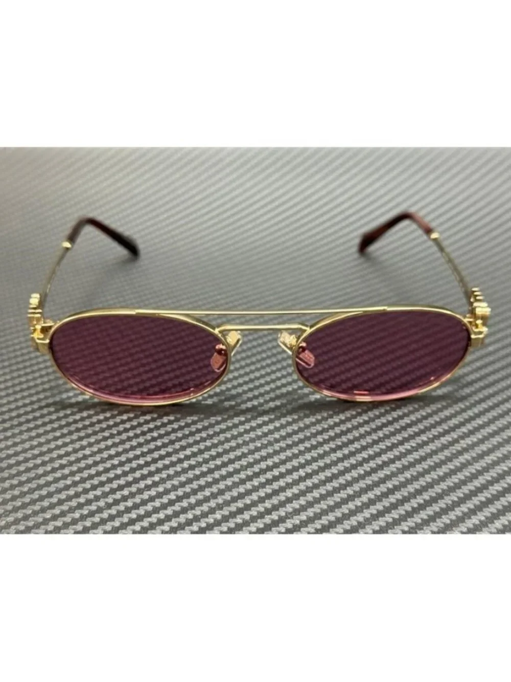 New Miu Miu Men Pale Gold Sunglasses 53-19-140